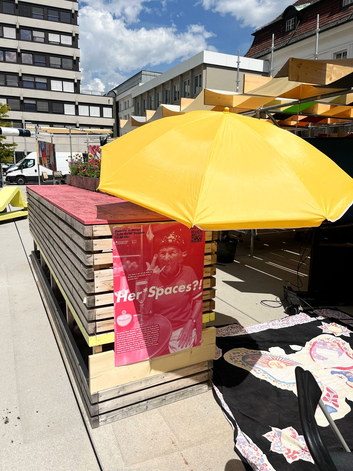 HerSpace?! Pop-up — Installation am Stadtplatz