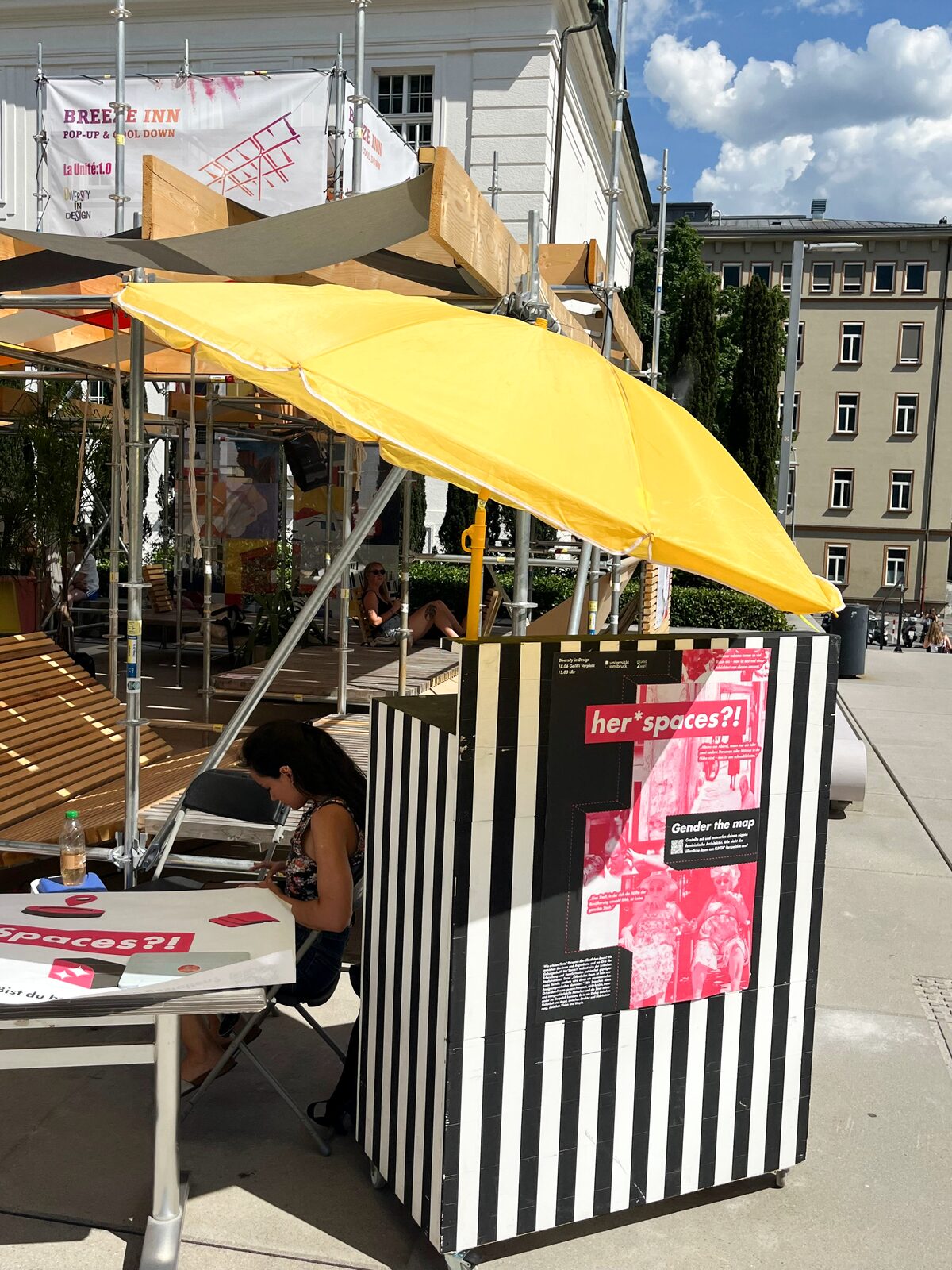 HerSpace?! Pop-up — Branding am Stand